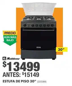 The Home Depot Koblenz estufa de piso oferta