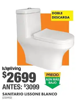 The Home Depot luxeliving sanitario lissone blanco oferta