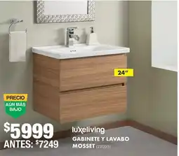 The Home Depot luxeliving gabinete y lavabo mosset oferta
