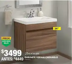 The Home Depot Glacier Bay Gabinete Vernai Caramelo oferta