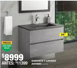 The Home Depot Antibes gabinete y lavabo oferta