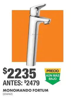 The Home Depot Fortum monomando oferta