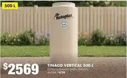 The Home Depot Rotoplas tinaco vertical 500 l oferta