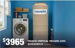 The Home Depot aquaplas tinaco vertical tricapa con accesorios oferta