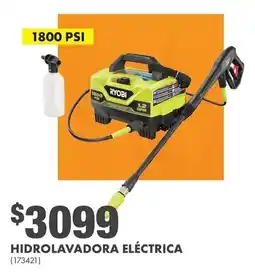 The Home Depot Ryobi hidrolavadora eléctrica oferta