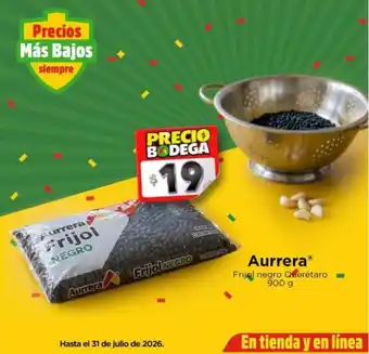 Bodega Aurrerá Aurrera - frijol negro oferta