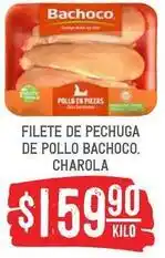 Soriana Híper Bachoco - filete de pechuga de pollo oferta