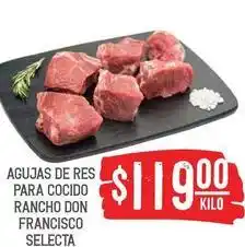 Soriana Híper Selecta - agujas de res para cocido oferta