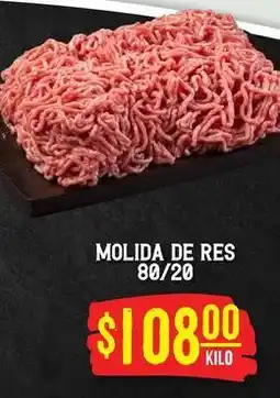 Soriana Híper Molida de res 80/20 oferta