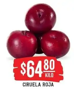 Soriana Híper Ciruela roja oferta