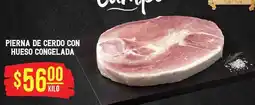Soriana Híper Pierna de cerdo con hueso congelada oferta