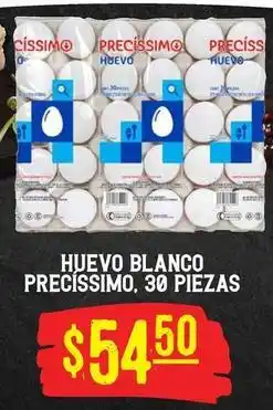 Soriana Híper Precissimo - huevo blanco oferta