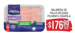 Soriana Híper Pilgrim's - milanesa de pollo delgada oferta