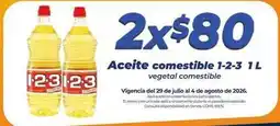Tiendas Neto Julio - aceite comestible 1-2-3 oferta