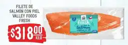 Soriana Híper Valley foods - filete de salmón con piel oferta