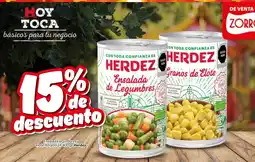 Zorro herdez ensalada de legumbres oferta