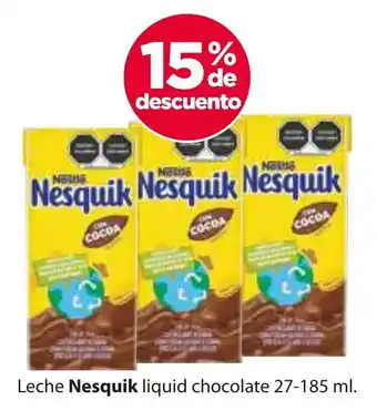 Nesquik leche liquid chocolate