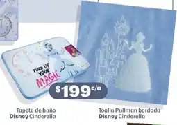 Soriana Híper Disney tapete de baño cinderella oferta
