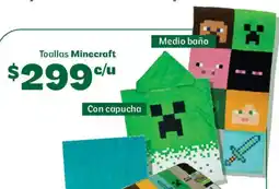 Soriana Híper Minecraft toallas oferta