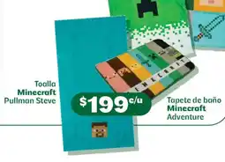 Soriana Híper Minecraft toalla pullman steve oferta