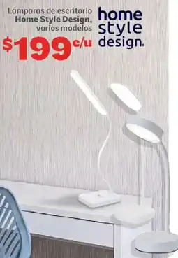 Soriana Híper Home style design lámparas de escritorio varios modelos oferta