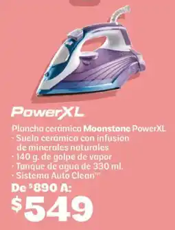 Soriana Híper PowerXL plancha cerámica moonstone oferta