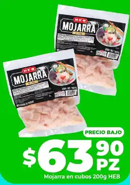 HEB H-E-B mojarra en cubos oferta