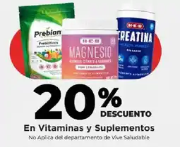 HEB H-E-B Vitaminas y Suplementos oferta