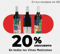 HEB Vinos Mexicanos oferta