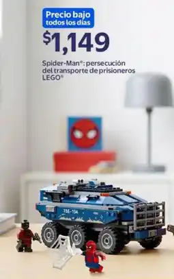 Walmart lego spider-man persecucion del transporte de prisioneros oferta