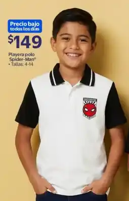 Walmart Spider-Man Playera polo oferta