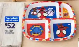 Walmart Plato con divisiones oferta