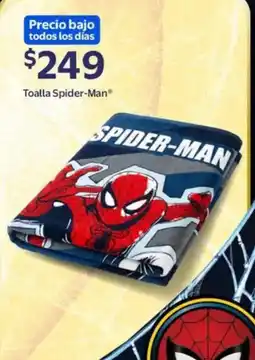 Walmart Spider-Man Toalla oferta