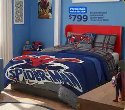 Walmart Spider-man set de edredón matrimonial oferta
