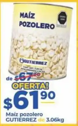 Super Gutiérrez Gutierrez maíz pozolero oferta