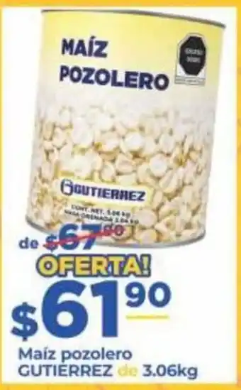 Super Gutiérrez Gutierrez maíz pozolero oferta