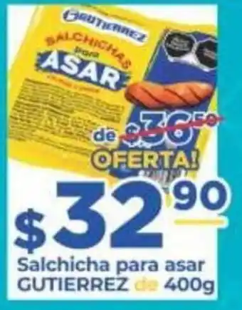 Super Gutiérrez Gutierrez salchicha para asar oferta