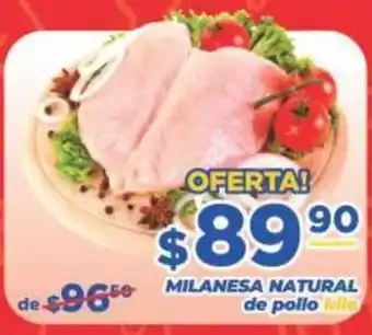 Super Gutiérrez milanesa natural de pollo oferta