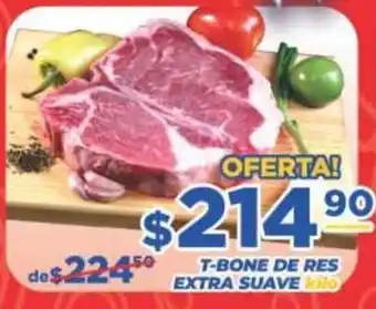 Super Gutiérrez T-bone de res extra suave oferta