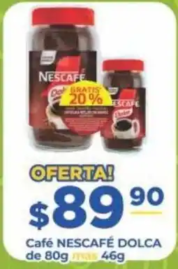 Super Gutiérrez Café NESCAFÉ DOLCA oferta