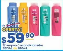 Super Gutiérrez Sedal Shampoo ó acondicionador oferta