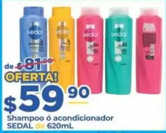 Super Gutiérrez Sedal Shampoo ó acondicionador oferta