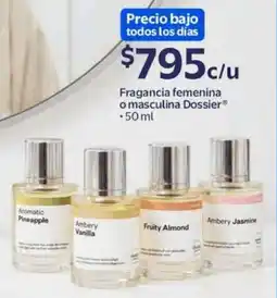 Walmart Express Dossier fragancia femenina o masculina oferta