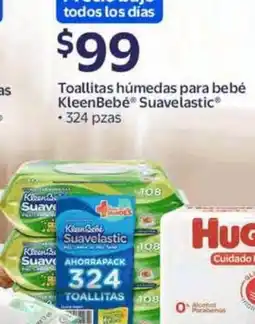 Walmart Express Kleenbebé toallitas húmedas para bebé suavelastic oferta