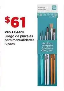 Bodega Aurrerá Juego de pinceles para manualidades oferta