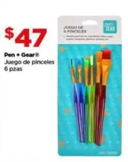 Bodega Aurrerá Juego de 6 pinceles oferta