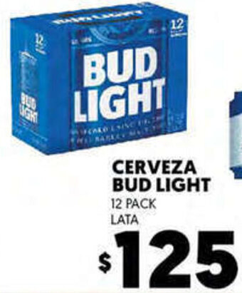 Merco Cerveza Bud Light 12 pack oferta