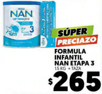 Merco Formula Infantil NAN Etapa 3 1.5kg oferta