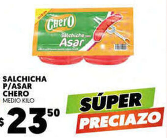 Salchicha p/Asar Chero