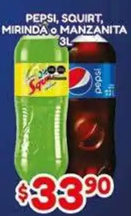 El Florido Pepsi, Squirt, Mirinda o Manzanita oferta